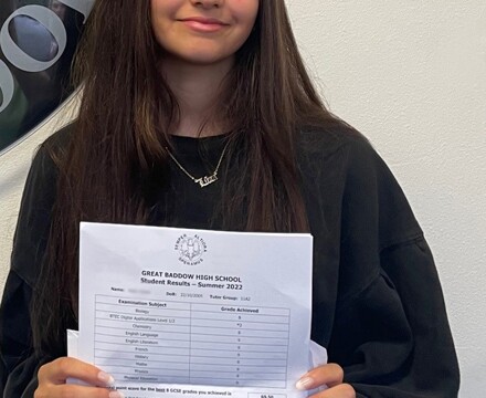 Katie w gcse results 2022