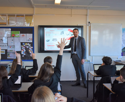 Trainee Teacher in Classroom GBHS