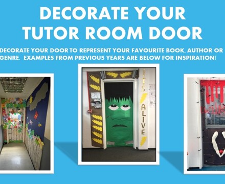 Decorate tutor room door poster