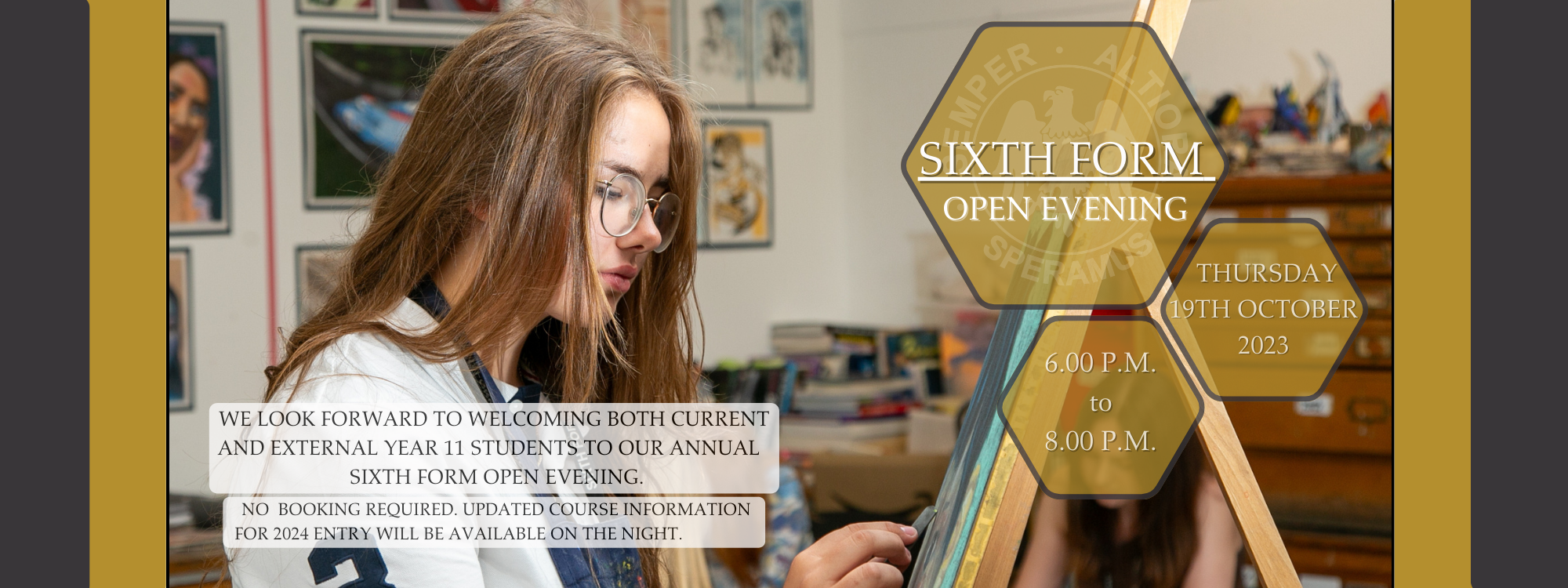 Sixth Form Open Evening Announcement (2000 x 750 px)